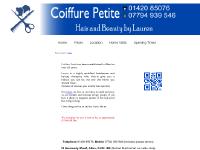 Coiffure Petite, Alton's hair salon. 01420 85076 Coiffure Petite, Alton's hair salon. 01420 85076