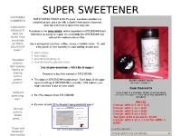 lcfoods.biz sucralose, splenda, zero calorie