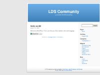 ldscommunity.com LDS Community, Hello world!, Uncategorized