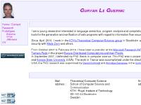 le-guernic.info Gurvan Le Guernic; Gurvan; Le Guernic; homepage; computer science; security; postdoctoral le-guernic.info Gurvan Le Guernic; Gurvan; Le Guernic; homepage; computer science; security; postdoctoral