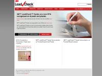leadcheck.com lead test kit, lead poisoning, lead testing kit