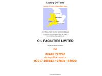 Leaking Oil Tanks | Leaking Oil Tanks in Wales | Leaking Oil Tanks in England