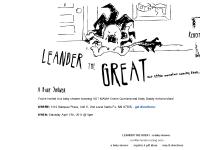 LEANDER THE GREAT : a baby shower LEANDER THE GREAT : a baby shower