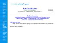 LearningOracle.com - Learning Oracle LearningOracle.com - Learning Oracle