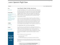 learnspanishrightnow.com WordPress, Whitespace, Brian Gardner