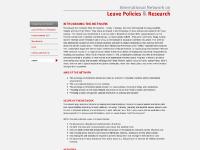 leavenetwork.org Introducing the Network, Leave Policies & Research, Defining policies