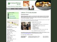 lebanonbanktn - Community Bank Lebanon, TN | CedarStone Bank 888-730-7483