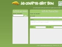 lecompteestbon.com le compte est bon remboursements rembourser simplifier calculs amis vacances week-end voyages charter vols pas cher lecompteestbon.com le compte est bon remboursements rembourser simplifier calculs amis vacances week-end voyages charter vols pas cher