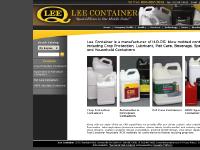 Standard & Custom Designed Blow Molded Containers: Lee Container: Homerville GA