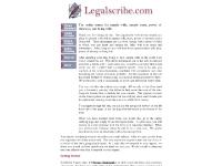 For Sample wills, sample trusts and other legal documents, LegalScribe