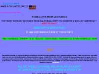 Rebecca's Mom Leotards Home Page Rebecca's Mom Leotards Home Page