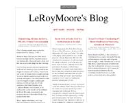 LeRoyMoore's Blog LeRoyMoore's Blog