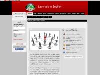 Let's talk in English - let's talk english, speak english, practice english language, english grammar, learning english, free english, speaking English, language partner, pen-pal, free English