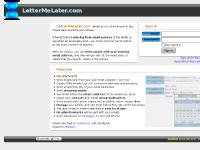 lettermelater.com schedule email, recurring, repeating