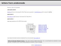 lettersfromandromeda.org admin@zenetae.com