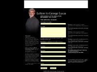 Contact George Lucas - Letters to George Fan Mail Contact George Lucas - Letters to George Fan Mail