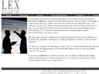 LEX Software Systems, Inc. LEX Software Systems, Inc.