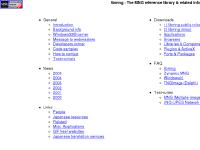 libmng.com Introduction, Background info, Windows32&copy; corner