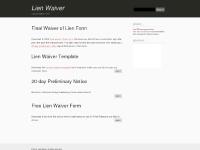 Lien Waiver Lien Waiver