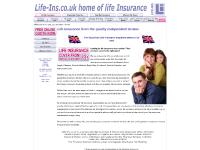 life-ins.co.uk Life Insurance, Cheap life cover, life assurance life-ins.co.uk Life Insurance, Cheap life cover, life assurance