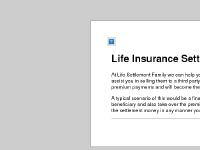 Life Insurance Settlement Services | LifeSettlementFamily.com