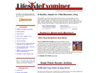 Lifestyle Examiner - Health and Fitness Lifestyle for Healthy Living Blog - LifestyleExaminer.com Lifestyle Examiner - Health and Fitness Lifestyle for Healthy Living Blog - LifestyleExaminer.com