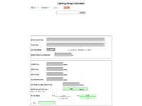 Lighting Design Calculator Lighting Design Calculator