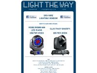 Light The Way, dry hire lighting vendor, Manchester & Leeds Light The Way, dry hire lighting vendor, Manchester & Leeds