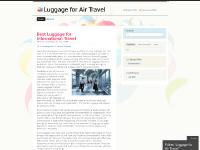Luggage for Air Travel Luggage for Air Travel