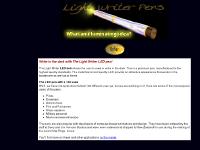 Light Writer pens - write in the dark
