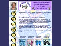 Baby Bootie Sewing Patterns and Cotton Knit Fabric Baby Bootie Sewing Patterns and Cotton Knit Fabric