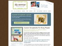 Custom Scrapbook Layouts | Custom Scrapbooks | Lily Avenue Paper Designs