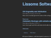 Lissome Software | gracious web development
