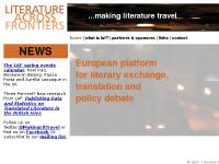 Literature across frontiers - home