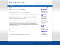 Loan Dictionary - Everything you need to know about real estate loans