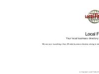 Local-Finder.co.uk - Your local business directory for shops and services