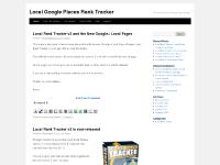 Local Google Places Rank Tracker