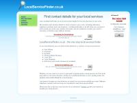 Locate local services in your town with LocalServiceFinder.co.uk Locate local services in your town with LocalServiceFinder.co.uk