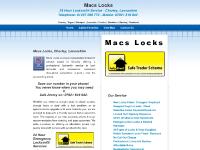 Macs Locks 24 Hour Locksmith Service Chorley Lancashire 01257 266 772