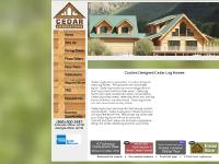 Cedar Log Homes by Cedar LogSystems - Custom Precut Cedar Logs, Log Home Plans, Design Services