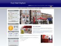 Euro Hotel Clapham, City of London, England. Rooms from £39.00 Euro Hotel Clapham, City of London, England. Rooms from £39.00