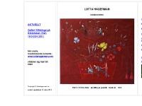 COLLAGEMÅLNINGAR, MÅLERI I POCKETFORMAT, MÅLNINGAR, GOUACHER COLLAGEMÅLNINGAR, MÅLERI I POCKETFORMAT, MÅLNINGAR, GOUACHER