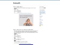 lowcarb - Att äta lågkolhydratkost och hålla hälsa och vikt.