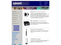 Lowell AV equipment racks, rackmount power and loudspeakers