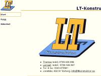 LT-Konstruktion, ergonomiska hjälpmedel och säkerhetsutrustning.