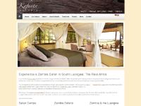 liten luangwa.com skärmbild