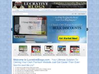 Websites For Sale: BUY Established / Turnkey Startup Websites Blogs For Sale Now at LucrativeBlogs.com | Premium Websites For Sale - Established, Turnkey, Start-Up, PLR Website Blogs For Sale at LucrativeBlogs.com
