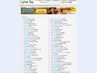 Lyrics Top - Song lyrics, lyrics archive, music lyrics