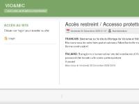 Accès restreint / Accesso protetto