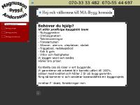 MA-Bygg Startsida MA-Bygg Startsida